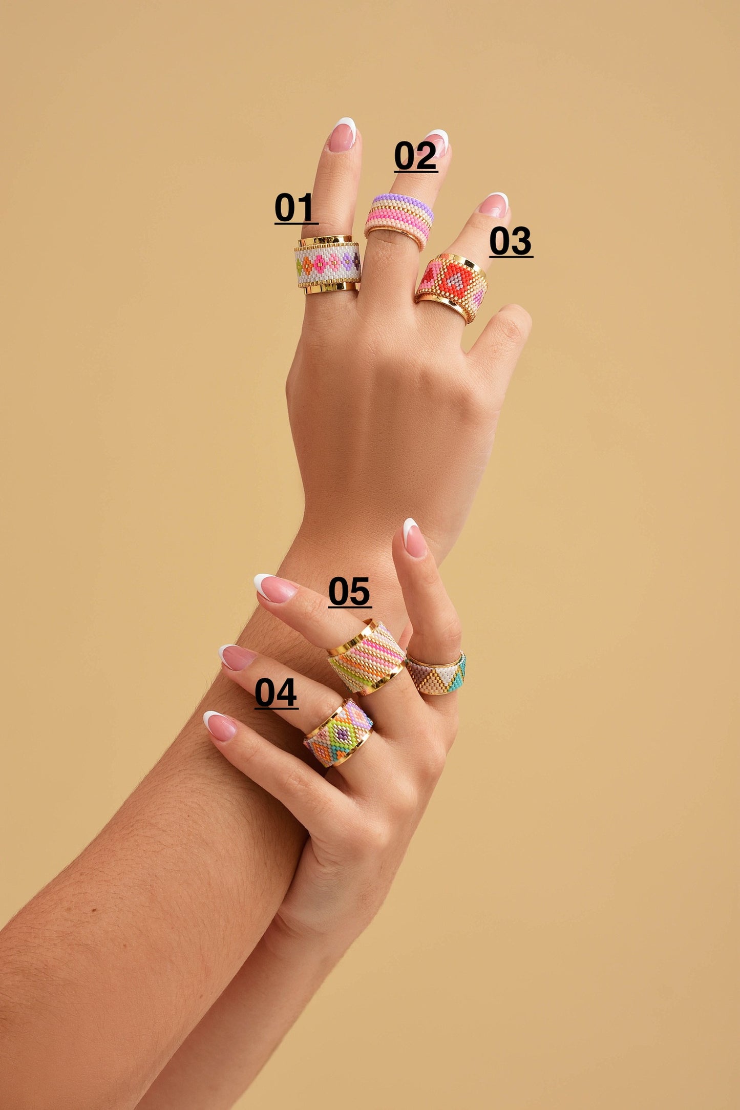 Anillo Miyuki Surtido