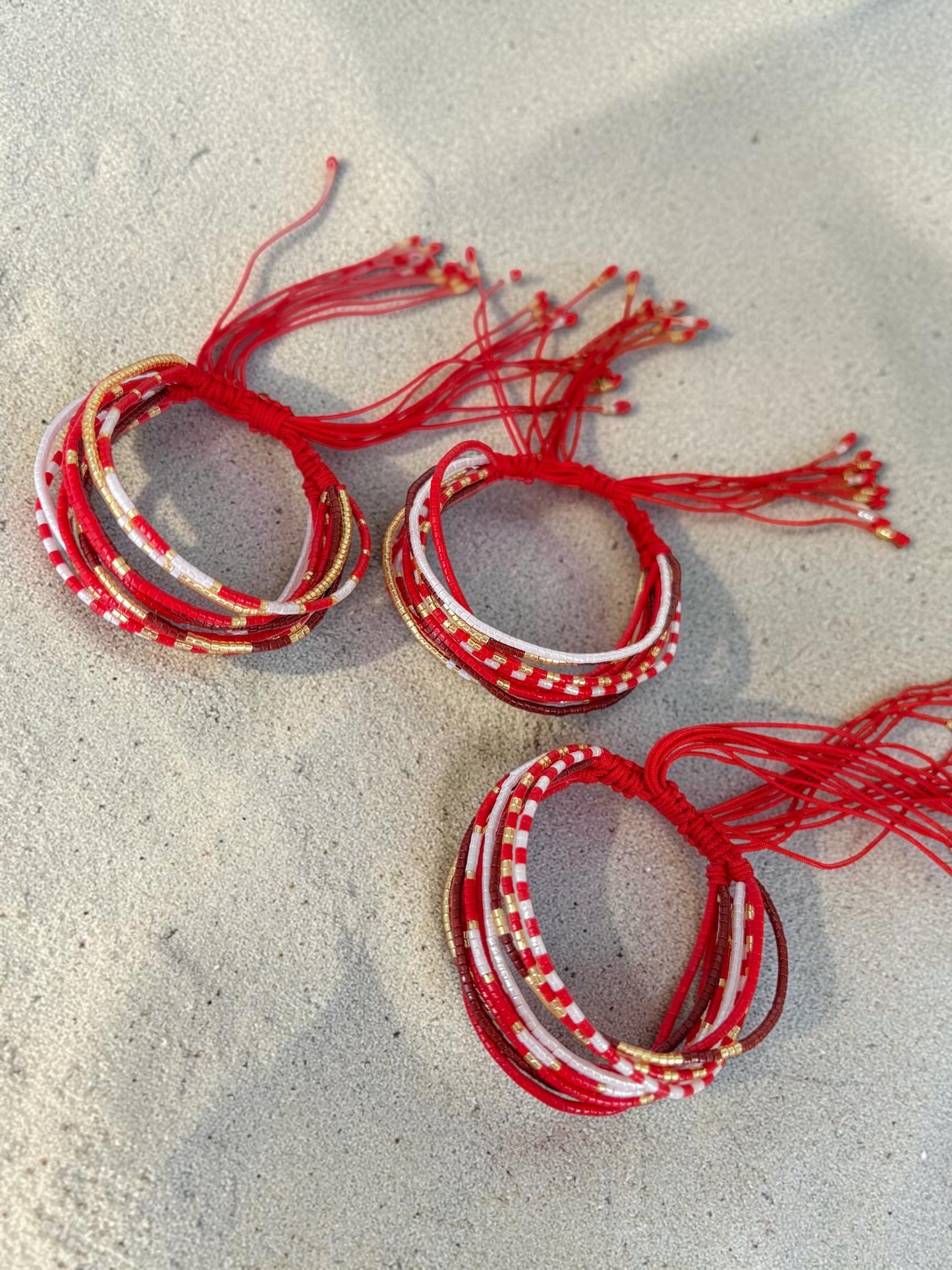 Pulsera Miyuki Rojo