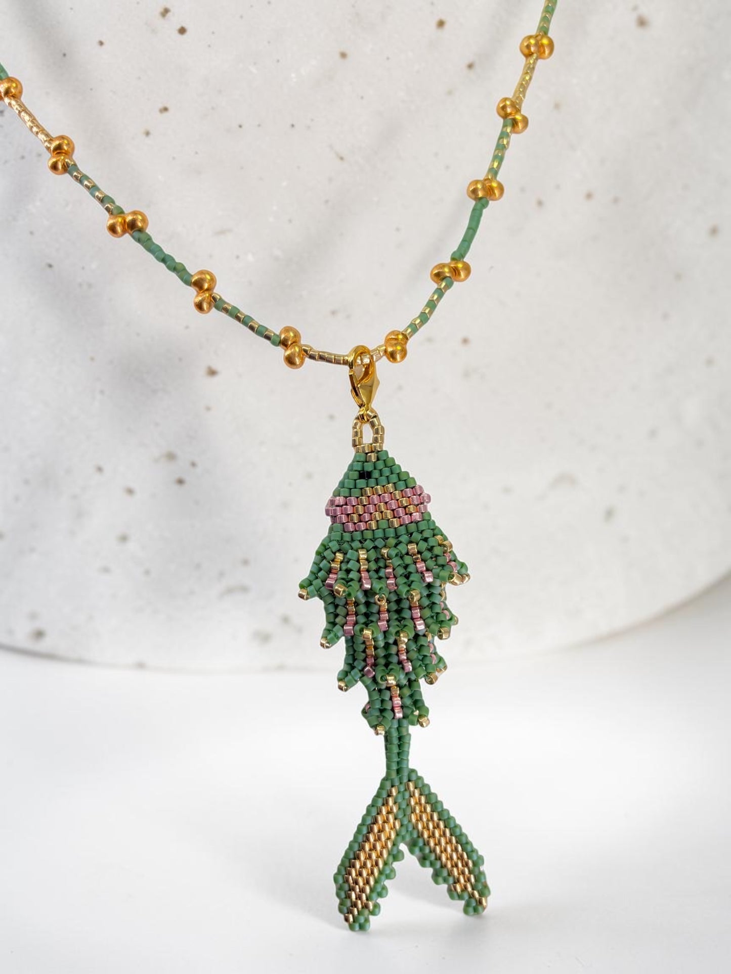 Collar Pez Verde