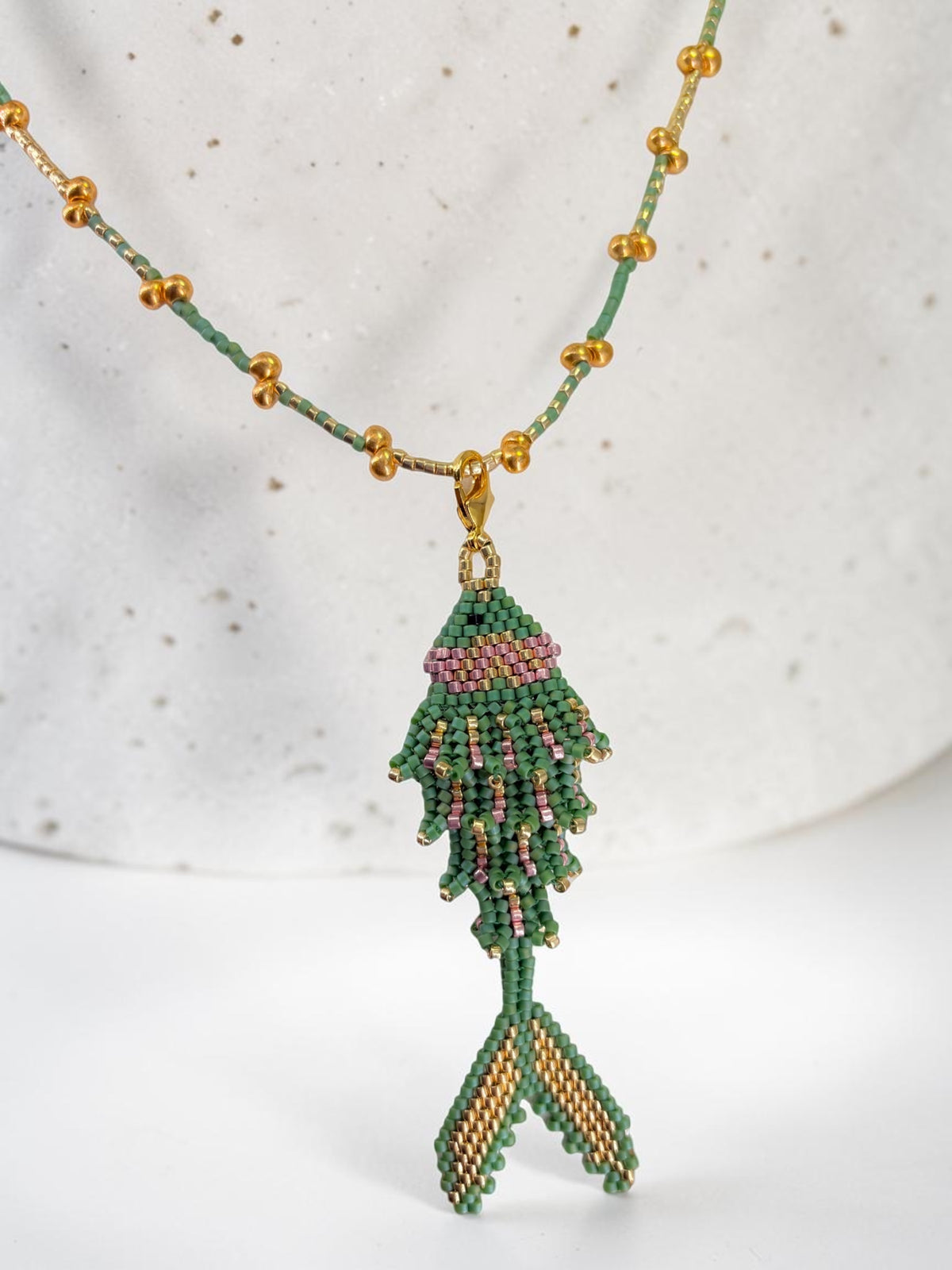 Collar Pez Verde