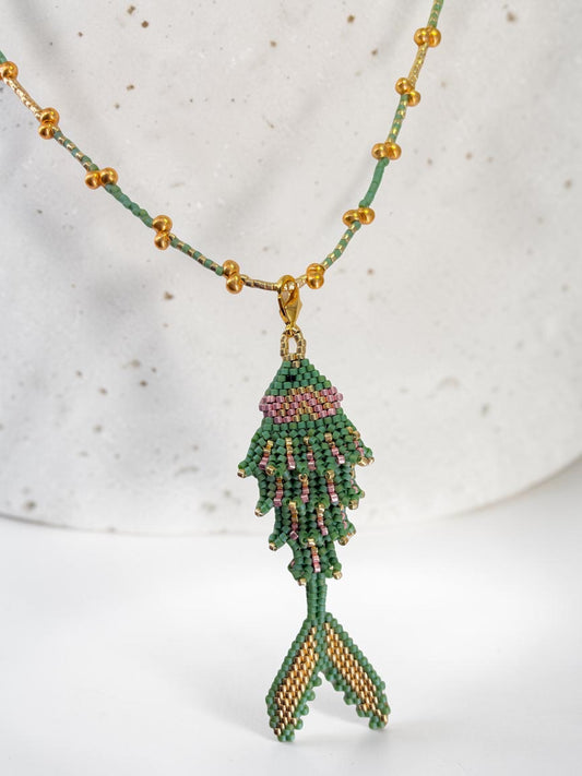Collar Pez Verde