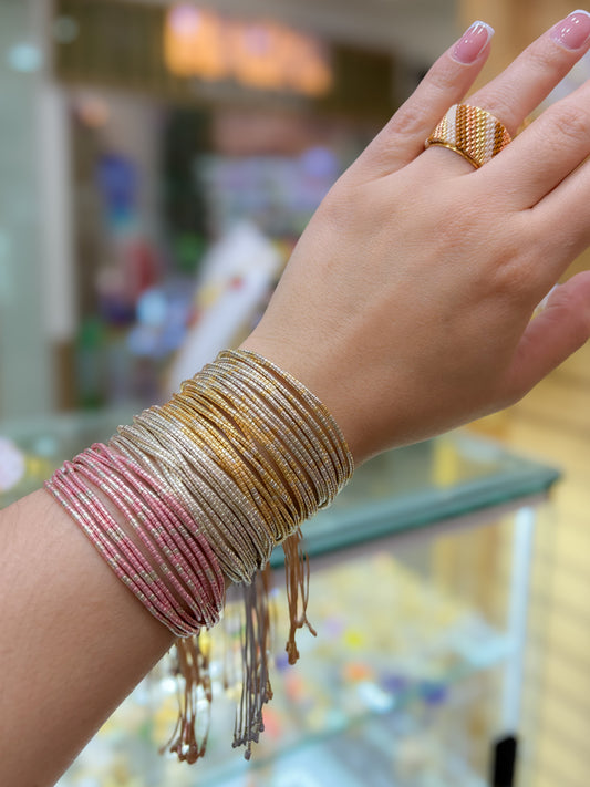 Pulsera Miyuki Metalizadas