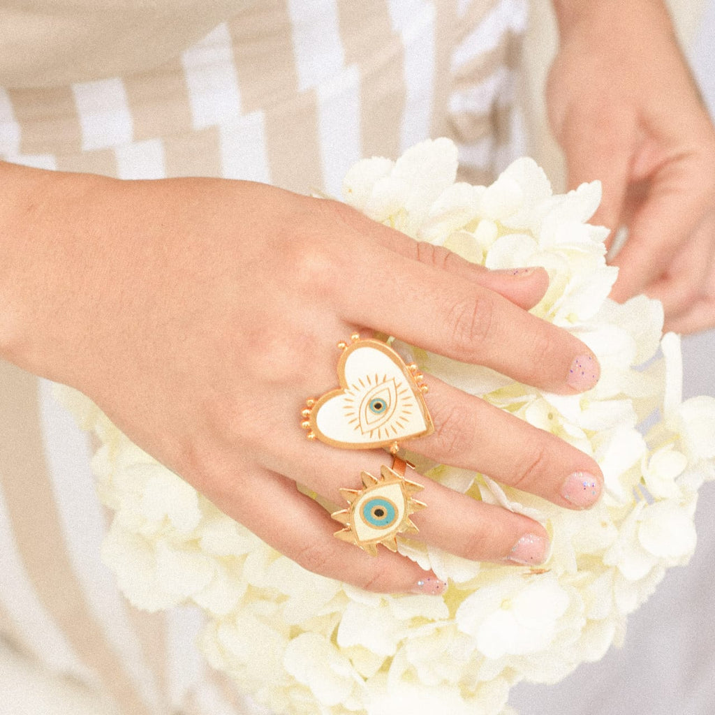 ANILLO CORAZÓN OJO