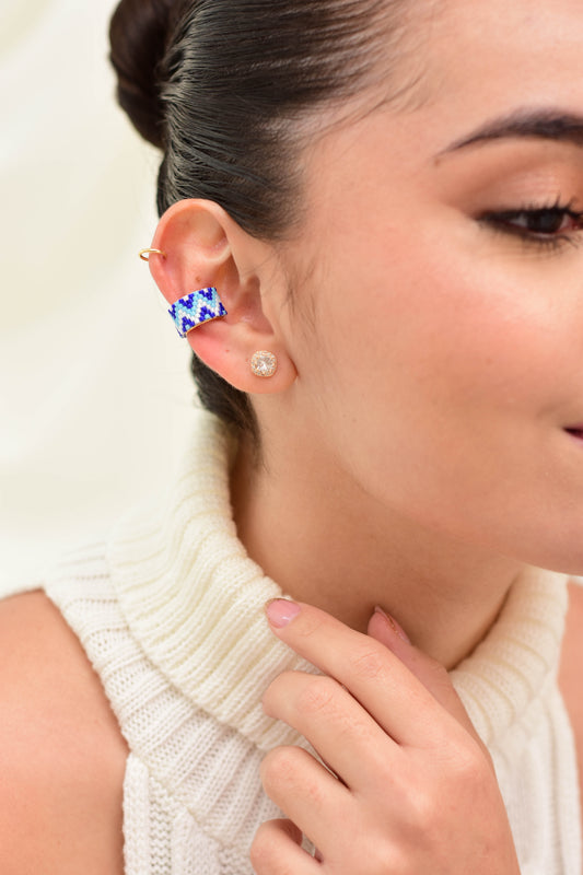 Earcuff Azul