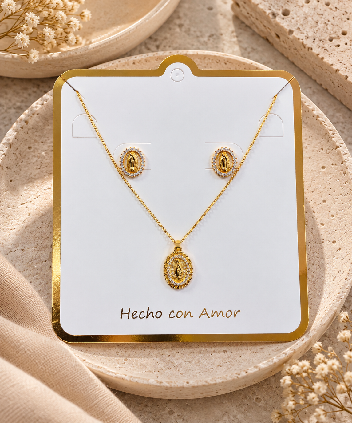 Dúo set Virgen Rodio